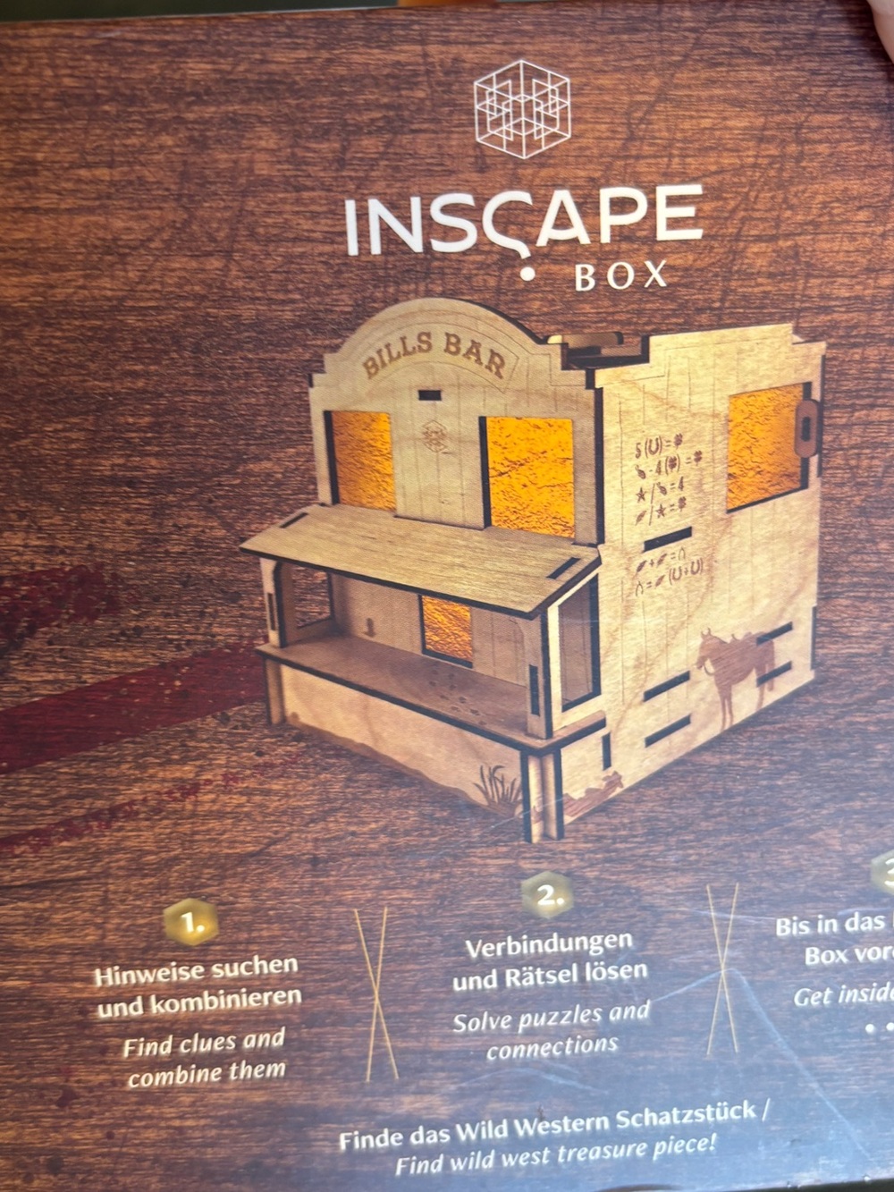 INSCAPE Wild West Riddles Puzzle Box,